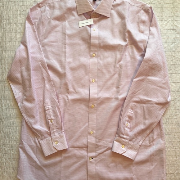 Banana Republic standard fit 100% cotton Pink Dress Shirt - Picture 3 of 7